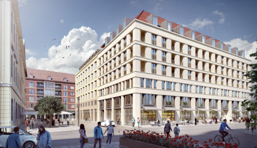 Hausansicht - Letzte Chance auf Toplage: Exklusive Bürofläche in erster Reihe am Rathaus Dresden!