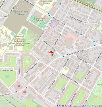 Lageplan - 3 Zimmer Etagenwohnung zum Kaufen in Dresden