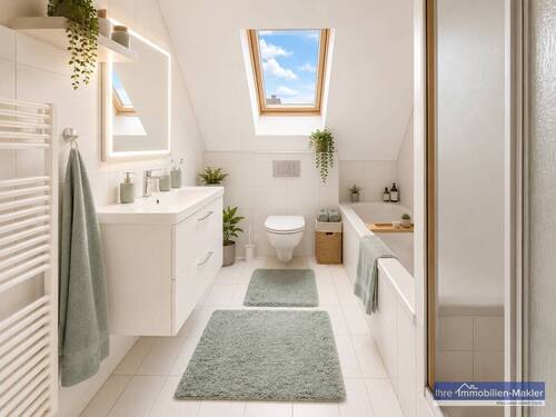 Badezimmer (Musterfoto KI) - 