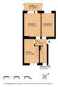 Wohnungsgrundriss - 2 Zimmer Etagenwohnung in Dresden