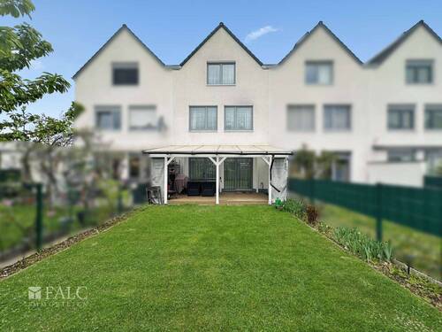 _Gartenidylle mit Rasenfläche _ schlicht und einladend._ - 5 Zimmer Reihenmittelhaus zum Kaufen in Alsdorf