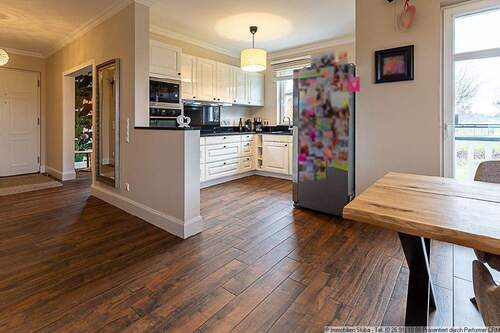 Blick in die Küche - 