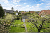 Blick in den tiefen Garten - 