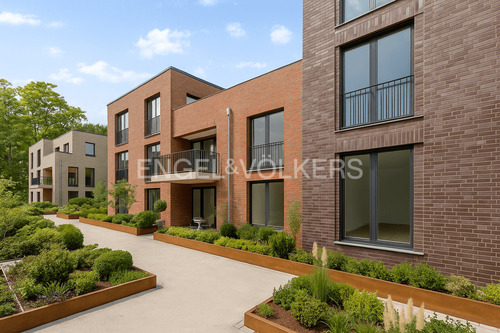 Aussenansicht (Ki-generierte Visualisierung) - Jede Menge Platz & Freiheit: Großzügige 3-Zimmer-Wohnung mit Südterrasse