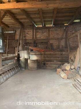 Blick in die Scheune - 