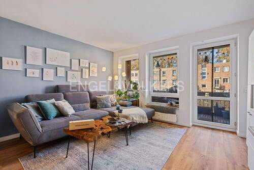 Ansicht Wohnbereich - 3 Zimmer Etagenwohnung in Hamburg