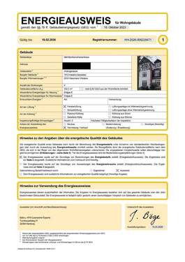 Energieausweis Seite 1 - 