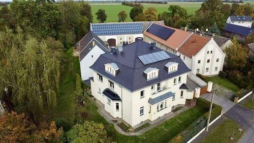 Luftbild_Hauptwohnhaus - Charmanter 3-Seithof im Leipziger Norden mit derzeit 5 WE