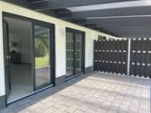 Terrasse Wohnzimmer (Bild aus der Nachbarwohnung) - NEUBAU ERSTBEZUG - Doppelhaushälfte mit Vollbad, Garten+Terrasse und 2 Stellplätze