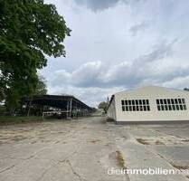 Großes Gewerbegrundstück mit 2 Hallen und modernisierten Büros - Märkische Heide Groß Leuthen