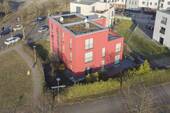 Luftbild Fassade - Ein Zuhause zum Ankommen, Aufatmen und Wohlfühlen: Ihre Haushälfte am Feldrand von Berlin-Rudow