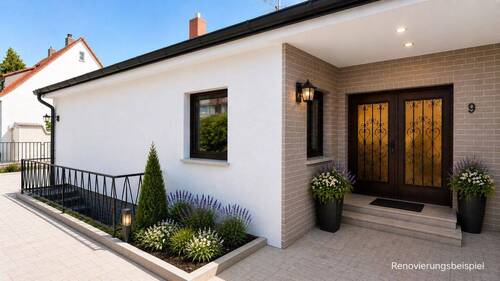 Eingang - Geräumiges Familienhaus mit Terrasse in Unterfarrnbach, Fürth