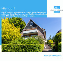 Großzügige Maisonette-Endetagen-Wohnung mit sonniger Dachterrasse, Frühstücksbalkon + TG-Stellplatz! - Hamburg Niendorf