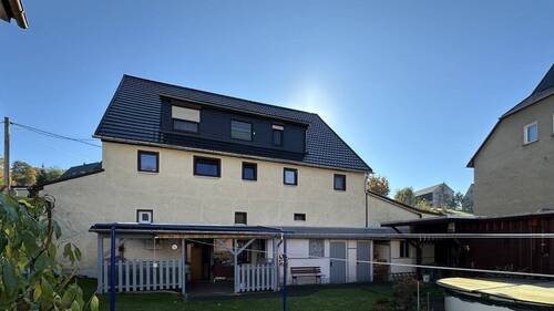 Gartenansicht - 1 Zimmer Mehrfamilienhaus, Wohnhaus in Leubsdorf