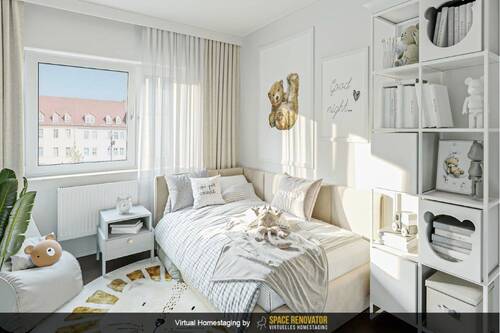 Kinderzimmer viertuell dargestellt - 