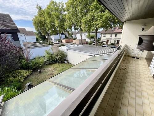 Blick vom Balkon - 
