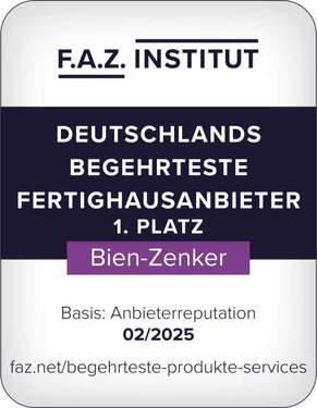  Begehrtester Fertighausanbieter - 