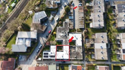 Blick aufs Grundstück - 