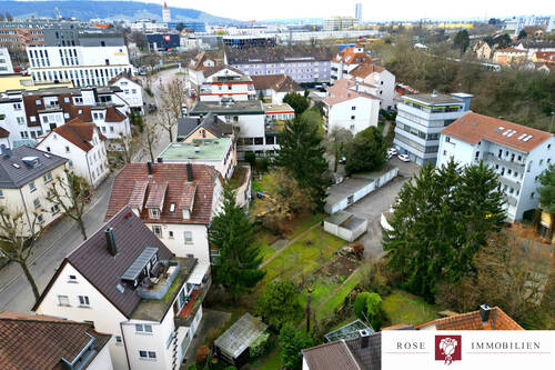 Drohnenansicht Nord Ost und Garagen - 