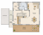 Grundriss EG 1.png - 7 Zimmer Mehrfamilienhaus, Wohnhaus in Geisenhausen