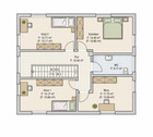 Grundriss DG 1.png - Mehrfamilienhaus, Wohnhaus mit 245,00 m&sup2; in Geisenhausen zum Kaufen