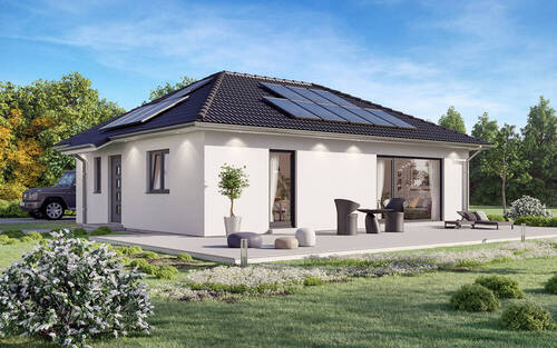 Bungalow_SH83B_Var.B - Barrierearm & stilvoll - Bungalow bauen mit ScanHaus in Mockzig