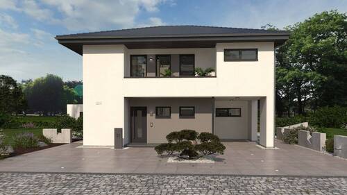 Ansicht Eingang - 5 Zimmer Einfamilienhaus in Horbruch