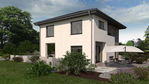 Ansicht Garten - Einfamilienhaus mit 178,00 m&sup2; in Horbruch zum Kaufen
