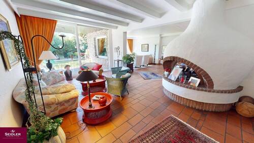 Blick in das Kaminzimmer - 