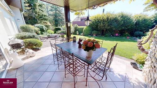 Überdachte Terrasse - Einfamilienhaus mit 204,10 m² in Kehl zum Kaufen