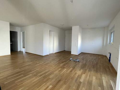 Blick zur Küche und zum Eingang - 