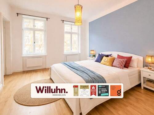 3-Zimmer Wohnung - Sanierte 3-Zimmer Wohnung I Denkmalschutz I Balkon I Aufzug I Badewanne & Dusche