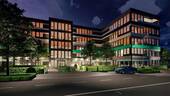 Visualisierung Ansicht Süd (Nacht) - 