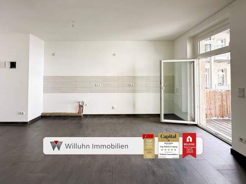 Viel Platz für die Küchenzeile - Schöne Wohnung mit Balkon l BEZUGSFREI l Außenstellplatz l Tageslichtbad