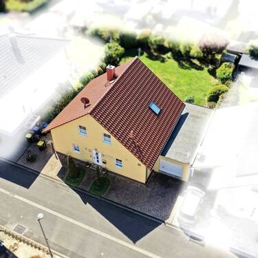 Luftbild 1.JPG - Modernes Energiesparhaus mit Garage und Garten in begehrter Lage von Weilerswist-Süd .