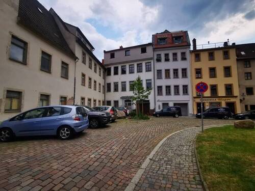 Hausansicht rückwärtig - Mehrfamilienhaus, Wohnhaus in Freiberg