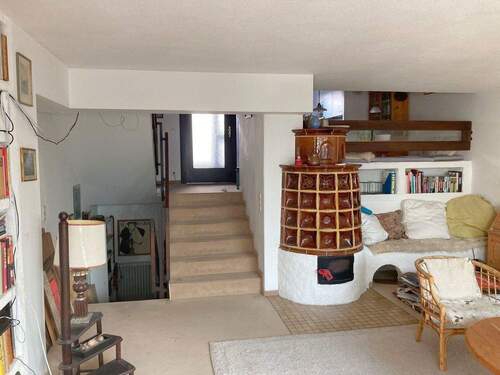 Wohnzimmer mit Kamin - 