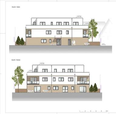 Ansichten Süd und Nord - 
