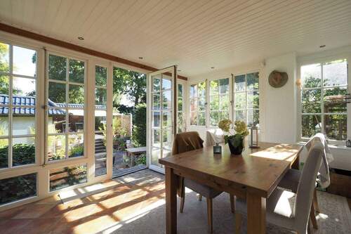 schönes Lichtspiel im Wintergarten - 