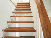 offene Echtholztreppe - 