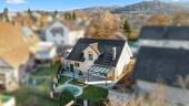 Haus-Drohnenaufnahme - 