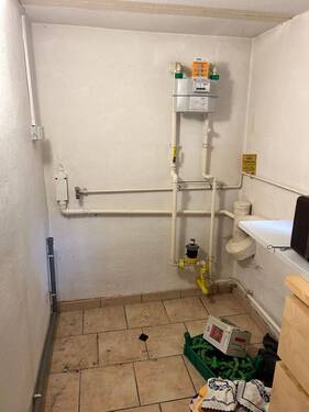 Waschmaschinenanschluss im Heizraum - 
