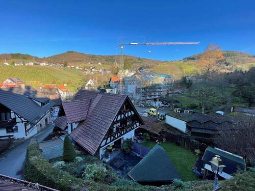 Blick vom Haus ins Dorf - 
