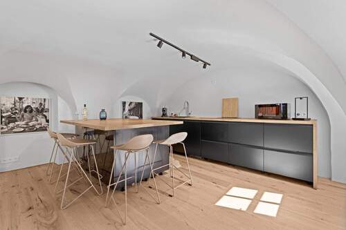 Küche - Etagenwohnung mit 97,50 m&sup2; in Augsburg zum Kaufen