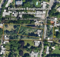 Seltenes Premium-Grundstück im Hahnwald - 3.021 m², provisionsfrei - Köln / Hahnwald