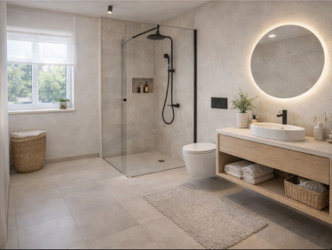 Badezimmer KI-Generiert - 