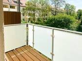 Balkon zum grünen Innenhof - 