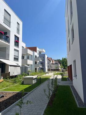 Begrünte Gemeinschaftsflächen - Etagenwohnung mit 124,30 m² in Winnenden zum Kaufen