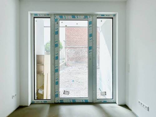 Blick zur Terrasse - Etagenwohnung mit 44,70 m&sup2; in Bielefeld / Innenstadt zur Miete