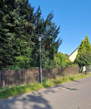 Grundstücksansicht Straße.jpg - Grundstück zum Kaufen in Hoppegarten